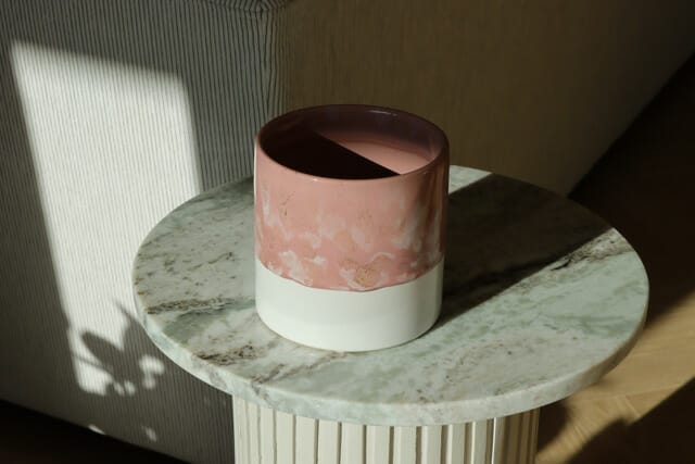 Botanique Glace Cylinder Stentøj Pink - Ø 12cm